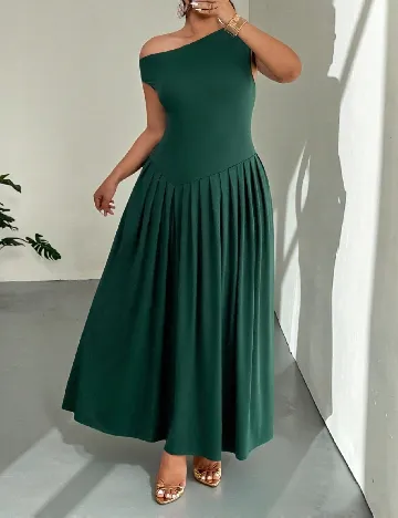 Rochie lunga SHEIN CURVE, verde