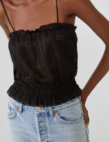 Top Zara, negru