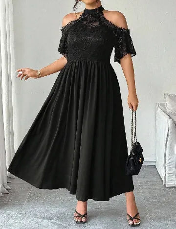Rochie lunga SHEIN CURVE, negru