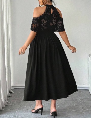 Rochie lunga SHEIN CURVE, negru