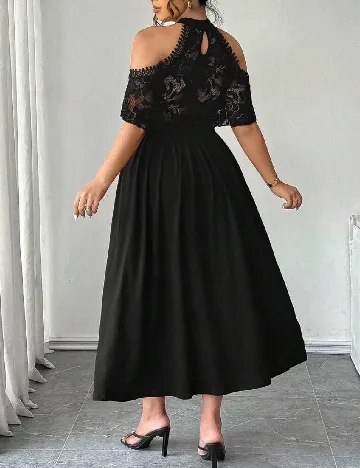 Rochie lunga SHEIN CURVE, negru