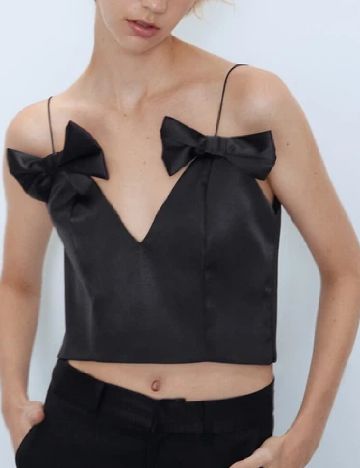 Top Zara, negru