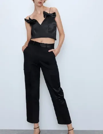 Top Zara, negru