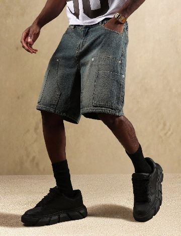 Pantaloni scurti SUMWON, albastru