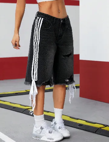 Pantaloni scurti SHEIN, gri inchis