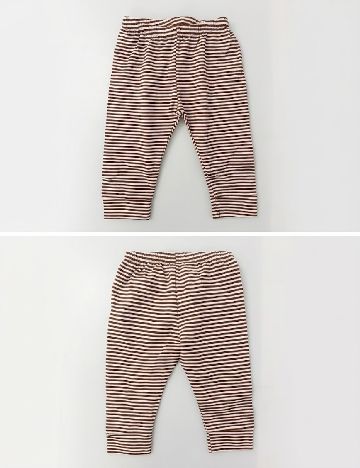 Pantaloni Zara, maro/roz