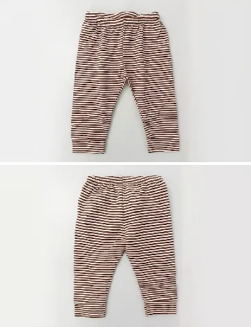 Pantaloni Zara, maro/roz