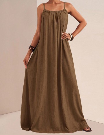 Rochie lunga SHEIN, maro