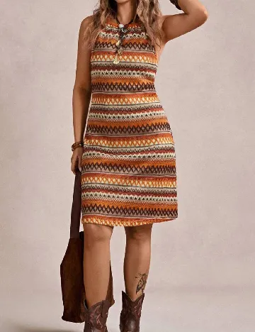Rochie scurta SHEIN CURVE, mix culori