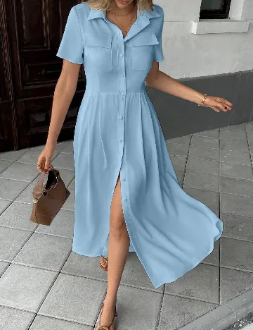 Rochie medie SHEIN, albastru