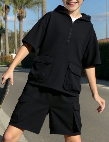 Compleu Shein Kids, negru