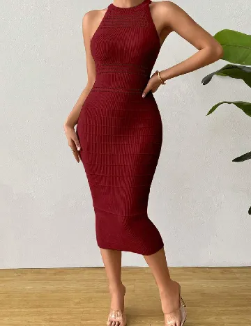 Rochie medie SHEIN, rosu