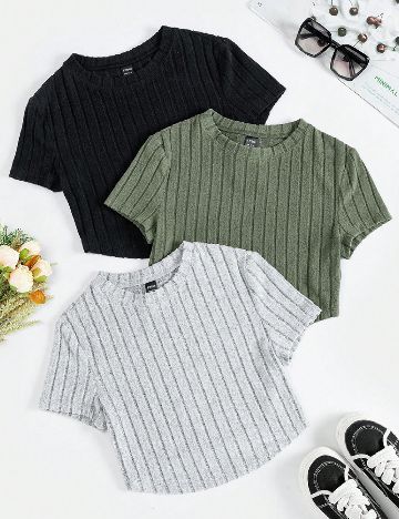 Set topuri SHEIN, mix culori
