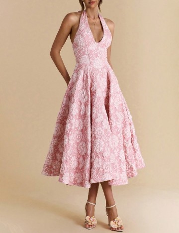 Rochie medie SHEIN, roz