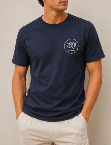 Tricou Pull&Bear, bleumarin