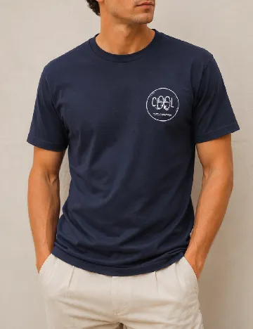 Tricou Pull&Bear, bleumarin