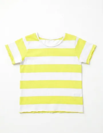 Tricou Zara, verde/alb