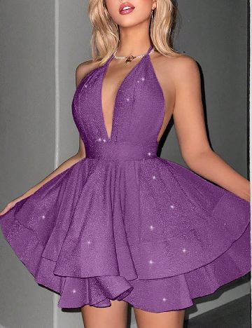 Rochie scurta SHEIN, mov