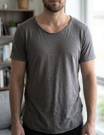 Tricou Pull&Bear, gri