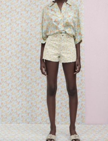 Pantaloni scurti Zara, floral print