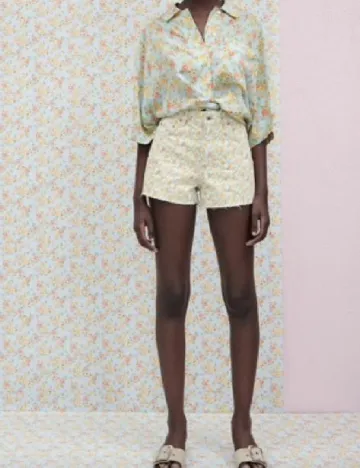 Pantaloni scurti Zara, floral print