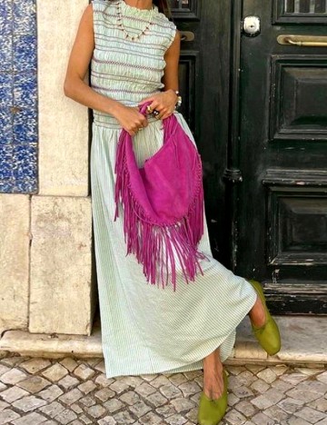 Rochie lunga SHEIN, verde
