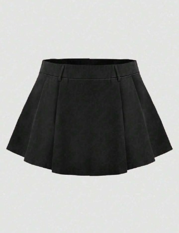 Fusta SHEIN CURVE, negru