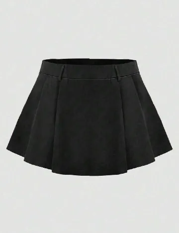 Fusta SHEIN CURVE, negru