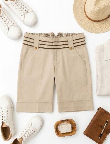 Pantaloni scurti Zara, bej