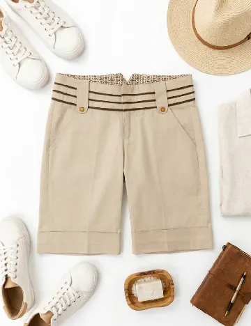 Pantaloni scurti Zara, bej