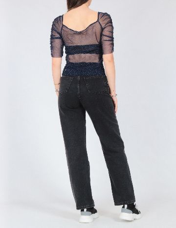 Top Zara, albastru