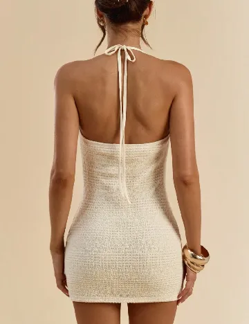 Rochie scurta SHEIN, crem