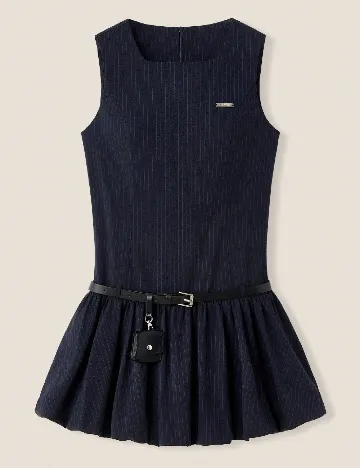 Rochie scurta SHEIN, bleumarin