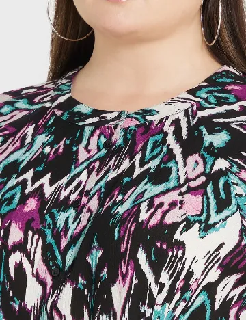 Rochie scurta Only Carmakoma, mix culori