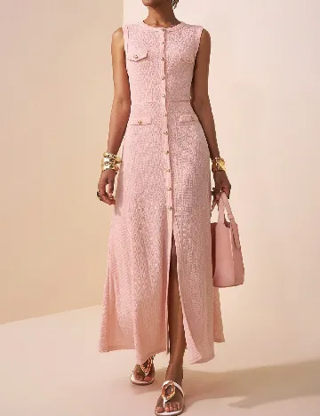Rochie lunga SHEIN, roz