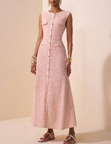 Rochie lunga SHEIN, roz