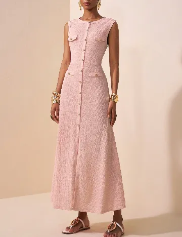 Rochie lunga SHEIN, roz
