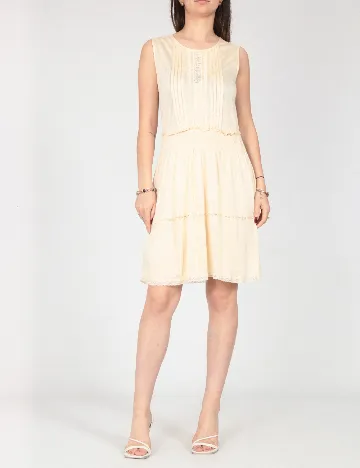 Rochie scurta Zara, crem