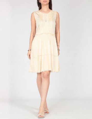 Rochie scurta Zara, crem