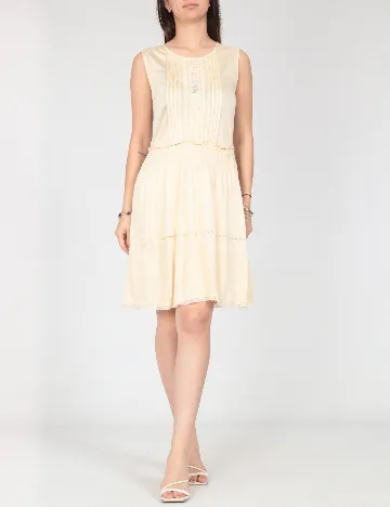 Rochie scurta Zara, crem