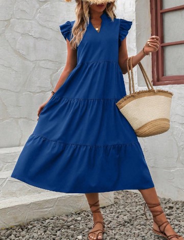 Rochie medie SHEIN, albastru