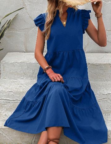 Rochie medie SHEIN, albastru