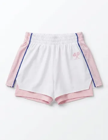 Pantaloni scurti Zara, alb
