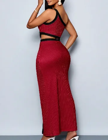 Rochie medie SHEIN, rosu