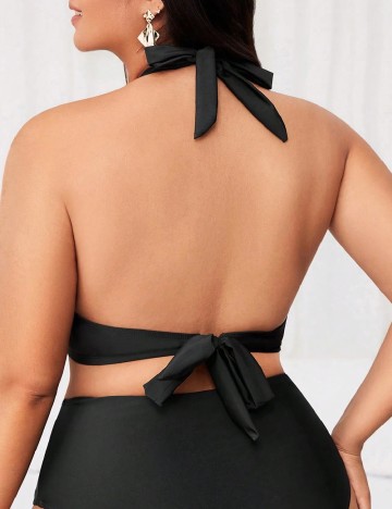 Sutien de baie SHEIN CURVE, negru