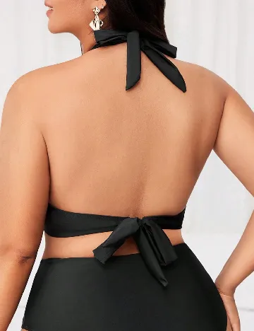 Sutien de baie SHEIN CURVE, negru