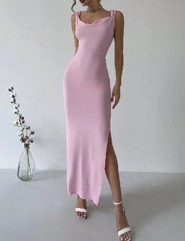 Rochie lunga SHEIN, roz