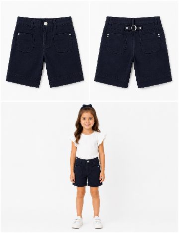 Pantaloni scurti Zara, bleumarin