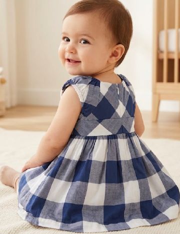 Rochie Zara, alb/albastru
