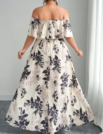 Rochie lunga SHEIN CURVE, floral print